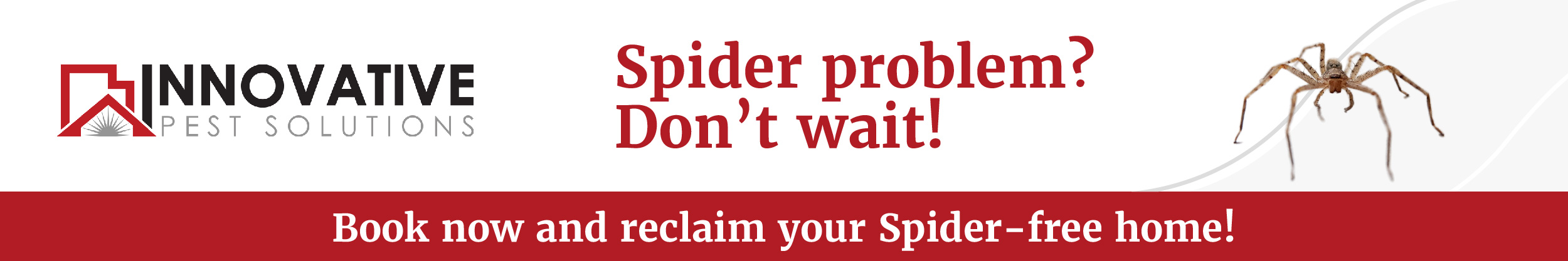 A CTA for spider control services